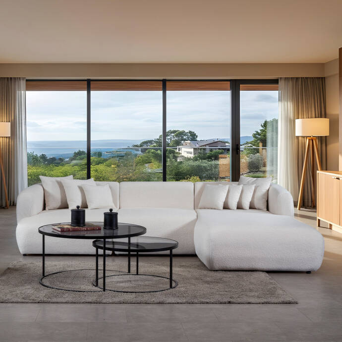 Porto Köşe Koltuk Sağ Zeus 101 Kumaşlı - 2