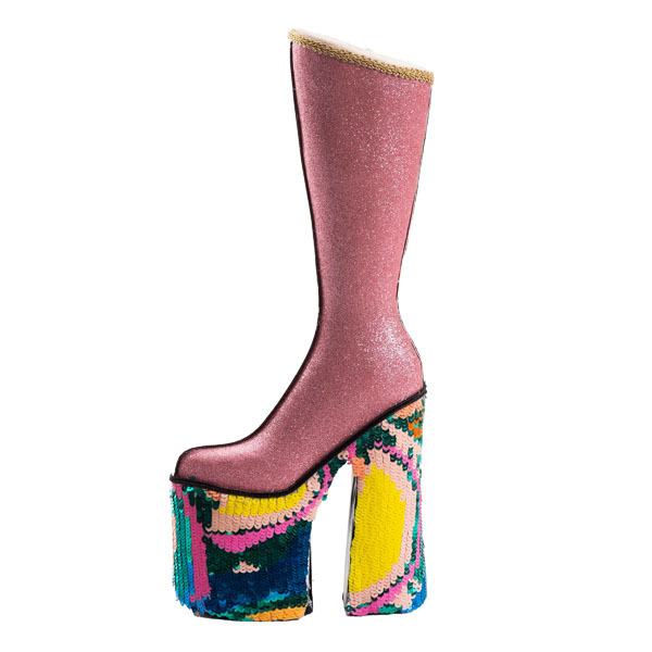 Retro Topuklu Ayakkabı Figürü 41 Cm - 1