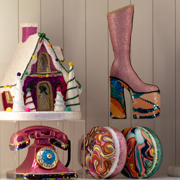 Retro Topuklu Ayakkabı Figürü 41 Cm - 2