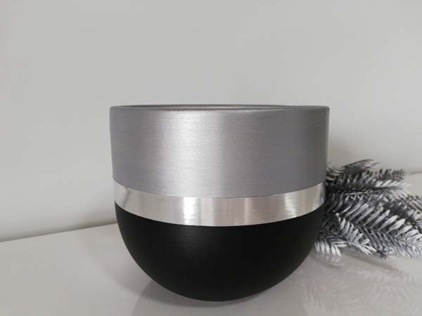 Ribbon Dekoratif Beton Saksı - 1