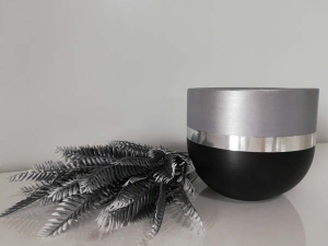 Ribbon Dekoratif Beton Saksı - TepeHome (1)