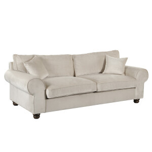 Roma Üçlü Koltuk Mat Kadife 305 - TepeHome