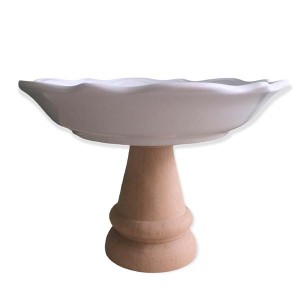 Romantik2 Ayaklı Çukur Sunum Tabağı - TepeHome (1)