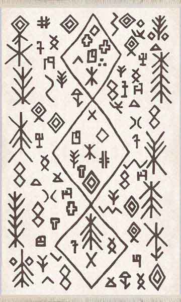 Saçaklı Salon Halısı 160 x 120cm - 2