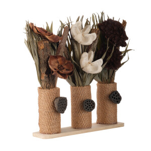 Saksıda Kuru Çiçek Natural - TepeHome