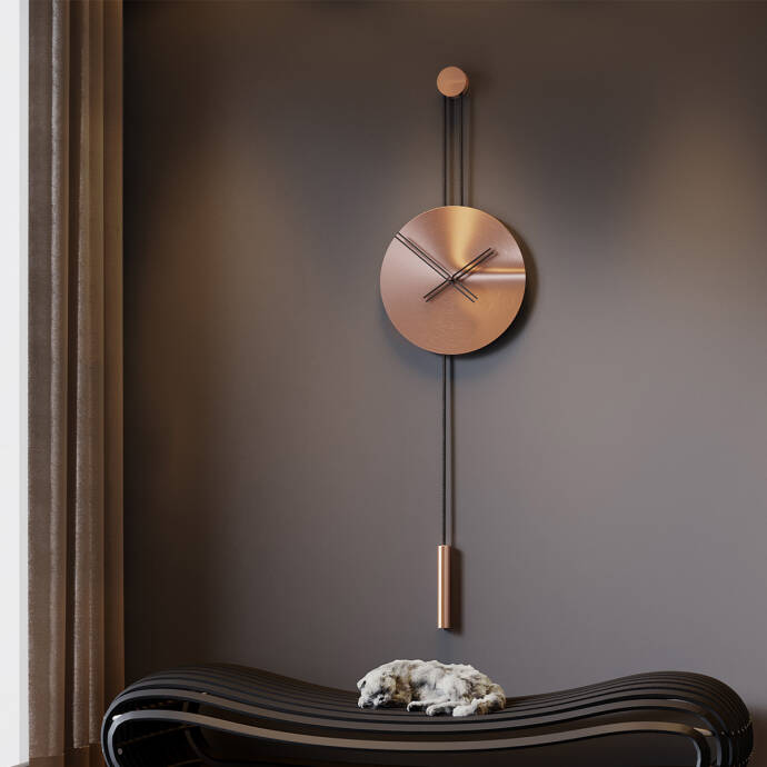 Serenity45Rosegold Duvar Saati - 2