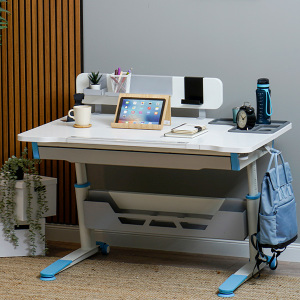 Sırıus Std Çalışma Masası Beyaz-Mavi - 6