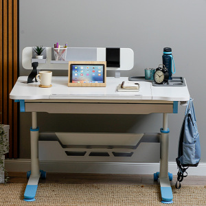 Sırıus Std Çalışma Masası Beyaz-Mavi - 7