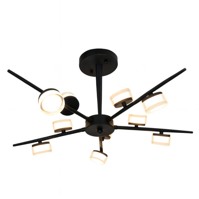 Siyah Boyalı Avize Avize 1281-Av-5Bsy - 1