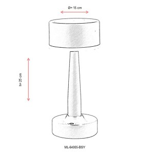 Ml-64005-Bsy Siyah Masa Lambası - TepeHome (1)