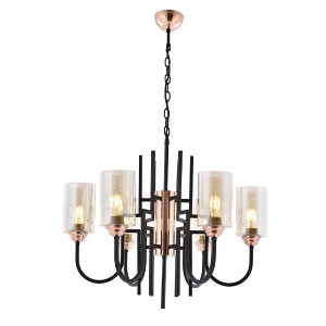 Av-4163-6Bsy Siyah Modern Avize - TepeHome