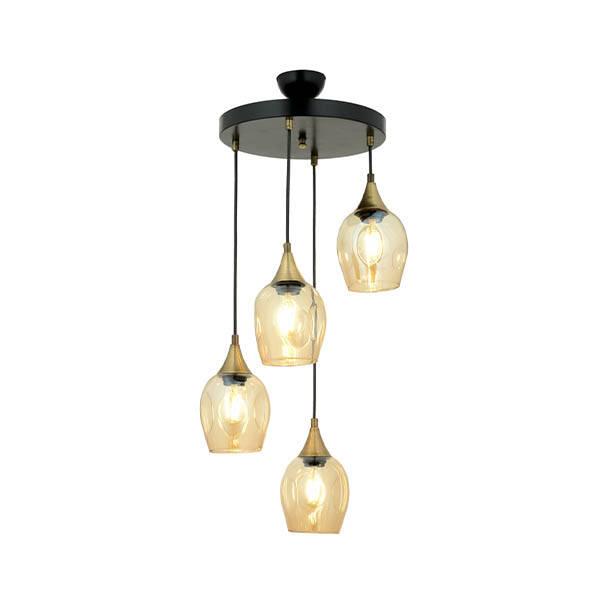 Av-65234-4T-Bsy Siyah Modern Avize - 1