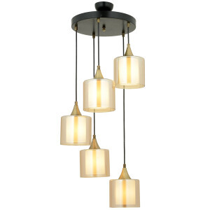 Av-65233-5T-Bsy-B Siyah Modern Avize - TepeHome