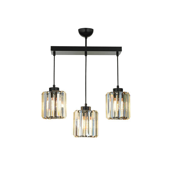 Av-65230-3Y-Bsy Siyah Modern Avize 54X15 - 1