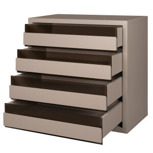 Soho Camlı Şifonyer Modülü - TepeHome