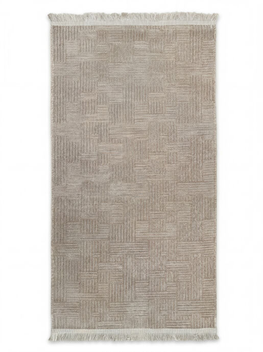Şönil Dokuma Halı Vizon 100x300 cm