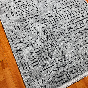 Şönil Dokuma Halı ÇTR Gri80x150 - 4