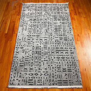 Şönil Dokuma Halı ÇTR Gri120x180 - TepeHome (1)