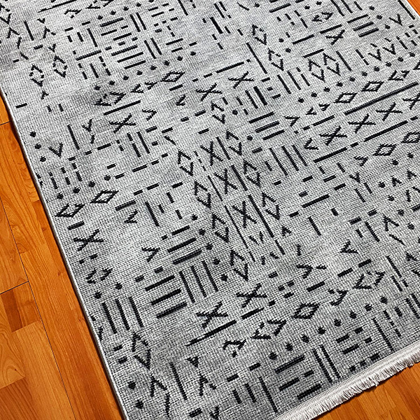 Şönil Dokuma Halı ÇTR Gri120x160 - 4