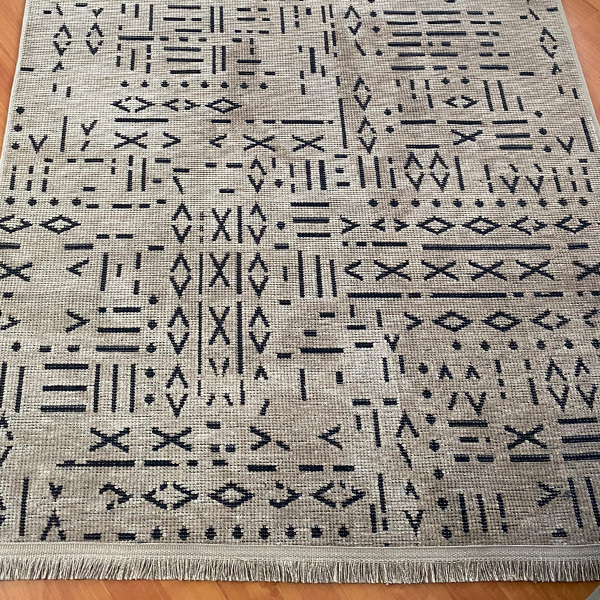 Şönil Dokuma Halı ÇTR Vizon80x200 - 3