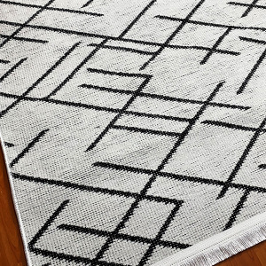 Şönil Dokuma Halı ÇZGL Beyaz80x150 - TepeHome