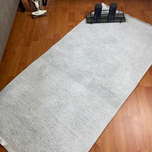 Şönil Dokuma Halı Point Açık Gri80x150 - TepeHome (1)