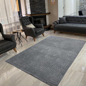 Şönil Dokuma HalıSDF Antrasit100200 - TepeHome