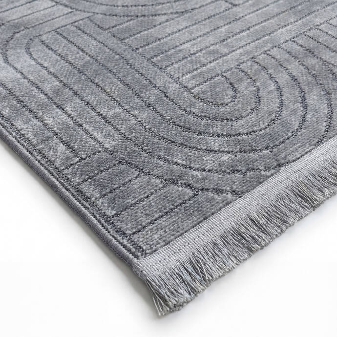 Şönil Dokuma Halı SDF Gri 120x180 cm - 4
