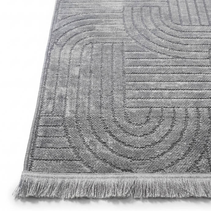 Şönil Dokuma Halı SDF Gri 160x230 cm - 5