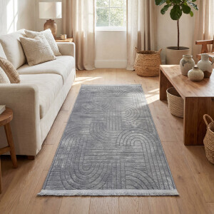 Şönil Dokuma Halı SDF Gri 180x300 cm - TepeHome (1)