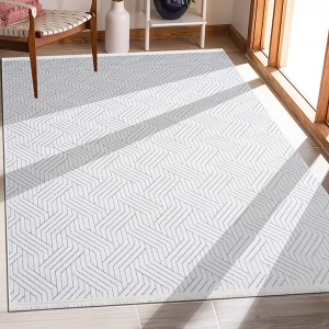 Şönil Dokuma HalıZGZ Beyaz80150 - TepeHome