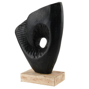 Soyut Dekoratif Obje Siyah - 3