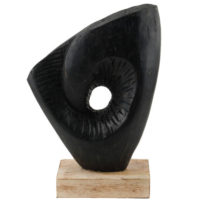 Soyut Dekoratif Obje Siyah - 5