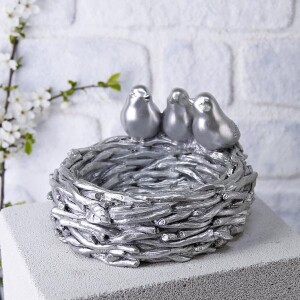 Swallow Kuş Yuvası Gümüş - TepeHome (1)