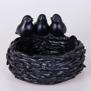 Swallow Kuş Yuvası Siyah - TepeHome
