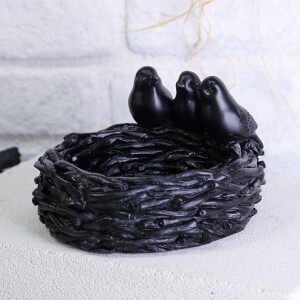 Swallow Kuş Yuvası Siyah - TepeHome (1)
