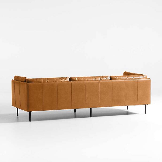 Swell Deri Üçlü Koltuk, - 3