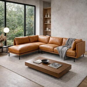 Swell Köşe Koltuk Kahverengi - 3