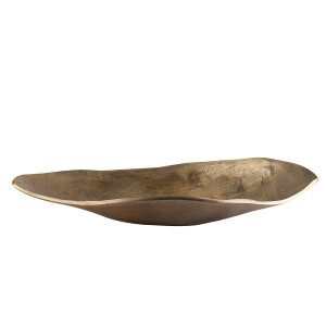 Tabak Dekoratif Antik Gold 42x26x7 Cm - TepeHome