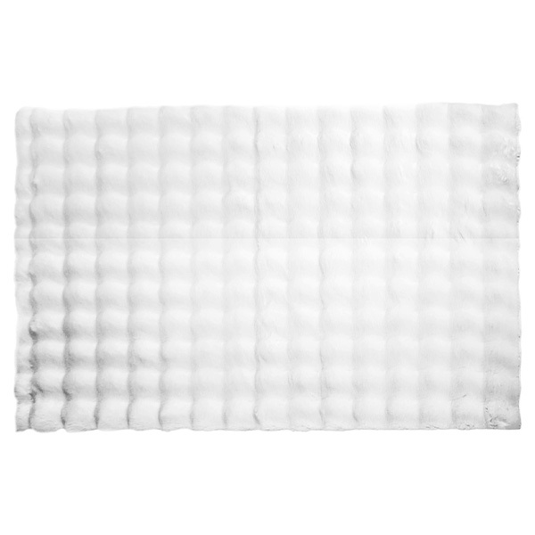 Tavşan Post Halı Düz Beyaz 50x80 cm