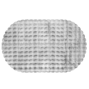 Tavşan Post Halı Oval Gri160x250 - TepeHome