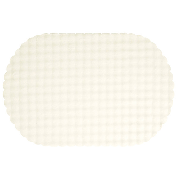 Tavşan Post Halı Oval Krem160x200 - 1