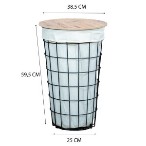 Telli Çamaşır Sepeti - 7