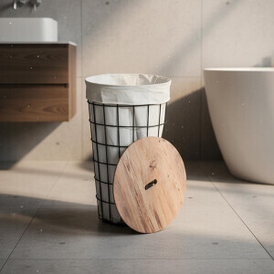 Telli Çamaşır Sepeti - 5