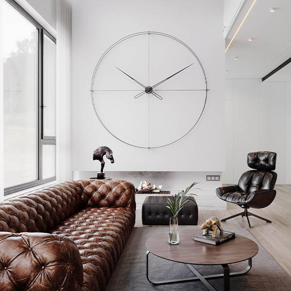 Timelesslarge200 Siyah Duvar Saati - 2