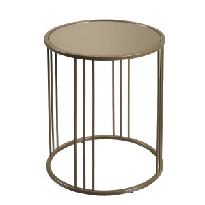 Tokyo Köşe Sehpa Bronz - TepeHome