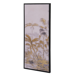 Tpe-1260-1 Altın Varaklı Tablo 42X102Cm - 2