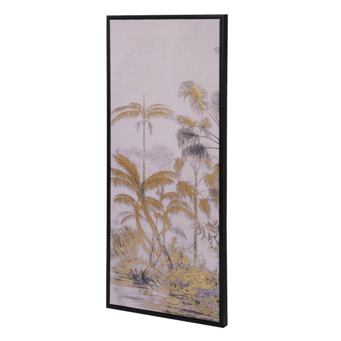 Tpe-1260-1 Altın Varaklı Tablo 42X102Cm - 2