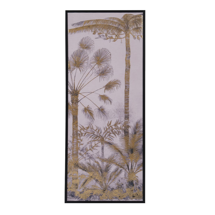 Tpe-1260-2 Altın Varaklı Tablo 42X102Cm