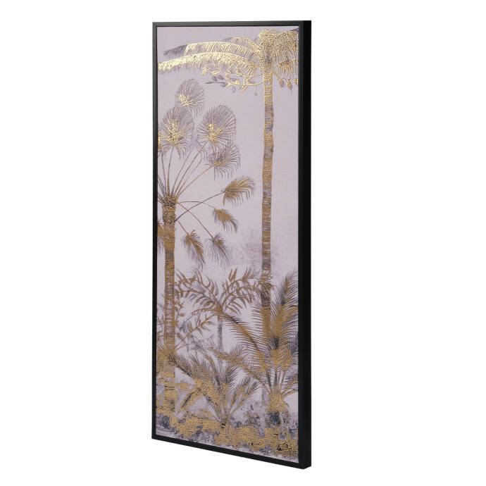 Tpe-1260-2 Altın Varaklı Tablo 42X102Cm - 2